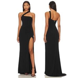 Nookie Alba Gown Maxi One Shoulder Formal Gala Party Evening Classy Prom Hoco S